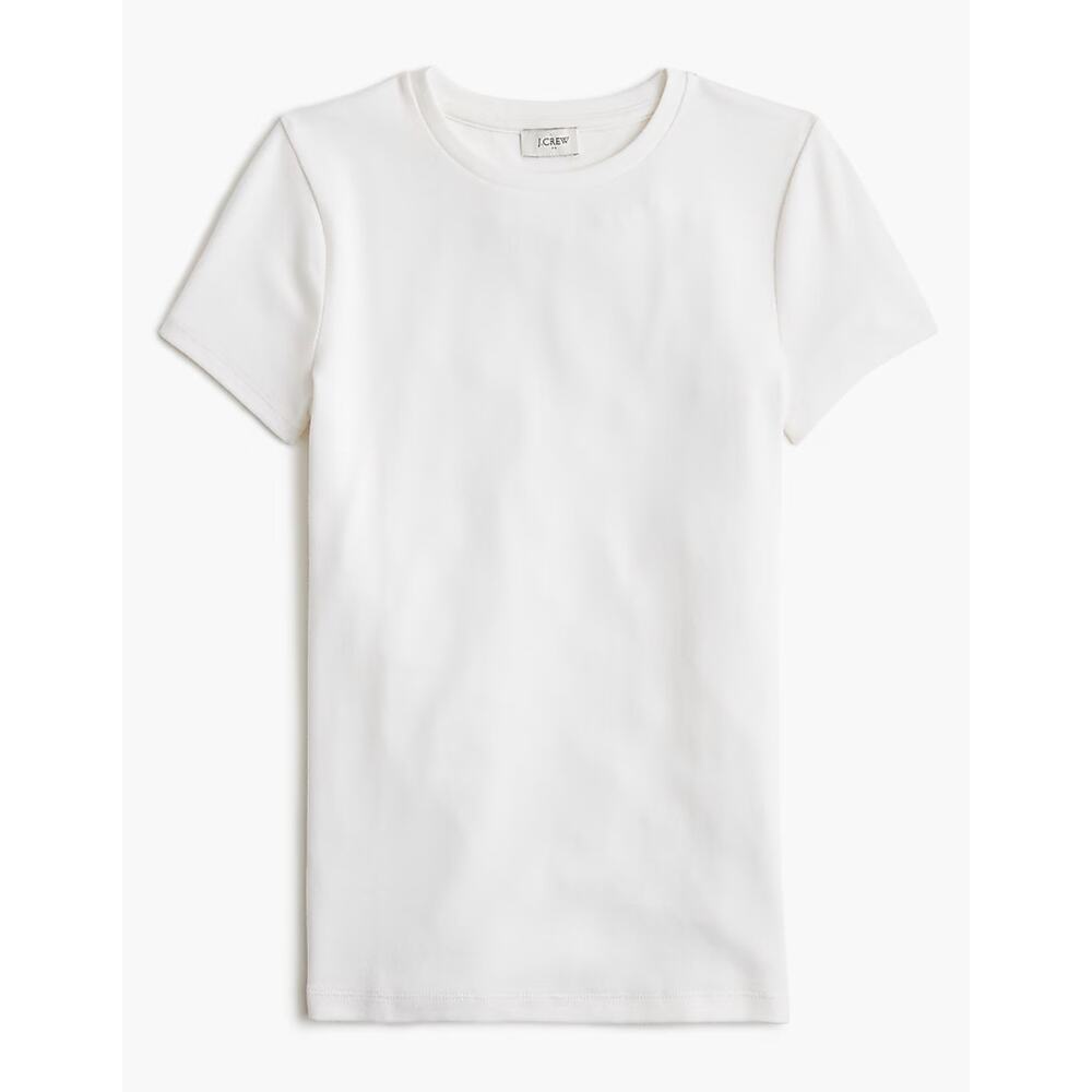 J.Crew Factory | NWT Slim Fit Everyday Tee White Cotton Top | Sz M